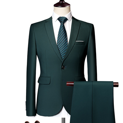 Men's 2-Piece Modern Fit Business Suit Set