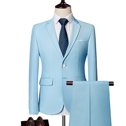Men's 2-Piece Modern Fit Business Suit Set