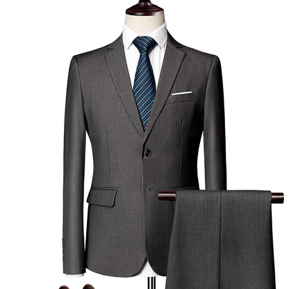 Men's 2-Piece Modern Fit Business Suit Set