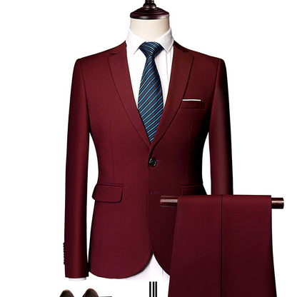 Men's 2-Piece Modern Fit Business Suit Set