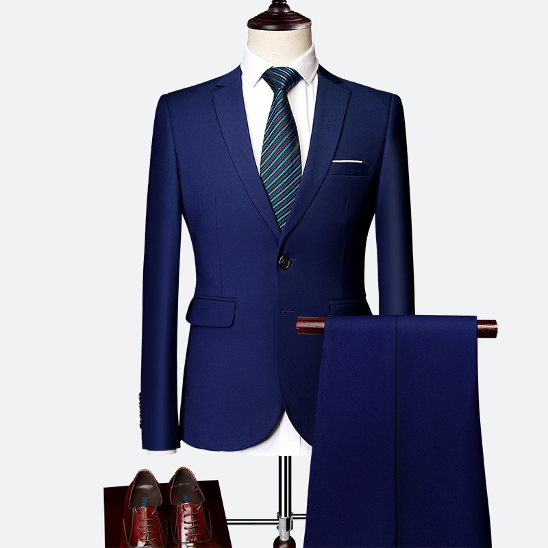 Men's 2-Piece Modern Fit Business Suit Set
