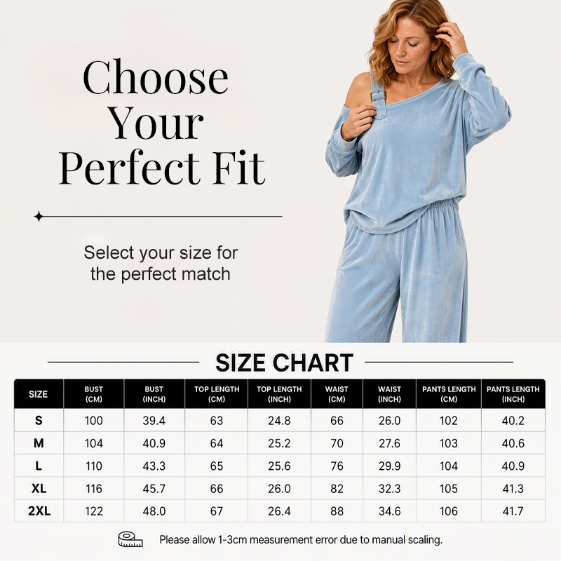 Women's Off-Shoulder Top & Wide-Leg Pants Set