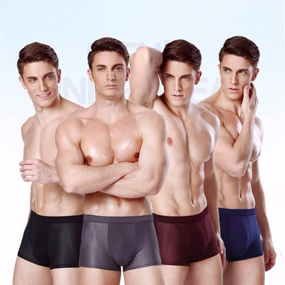🎉 2026 Sale — Over 30,000 Sold! 💞 Ice Silk Mesh Breathable Antibacterial Boxer Briefs