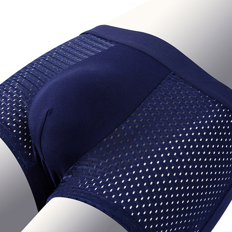 🎉 2026 Sale — Over 30,000 Sold! 💞 Ice Silk Mesh Breathable Antibacterial Boxer Briefs