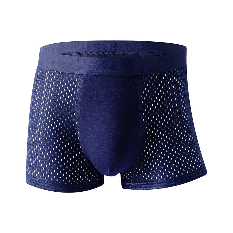 🎉 2026 Sale — Over 30,000 Sold! 💞 Ice Silk Mesh Breathable Antibacterial Boxer Briefs