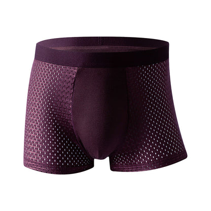 🎉 2026 Sale — Over 30,000 Sold! 💞 Ice Silk Mesh Breathable Antibacterial Boxer Briefs