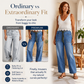 🌸Hot Sale 50% OFF & FREE SHIPPING💖Women's Vertical Striped Stretchy Denim Pants