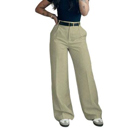 ⏰Last Day Sale 50% Off💃Women's Casual High-Waist Straight-Leg Pants