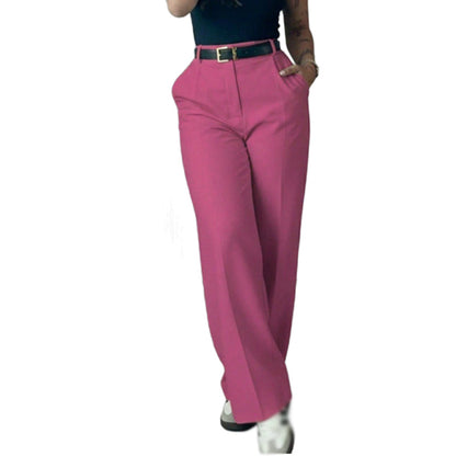 ⏰Last Day Sale 50% Off💃Women's Casual High-Waist Straight-Leg Pants
