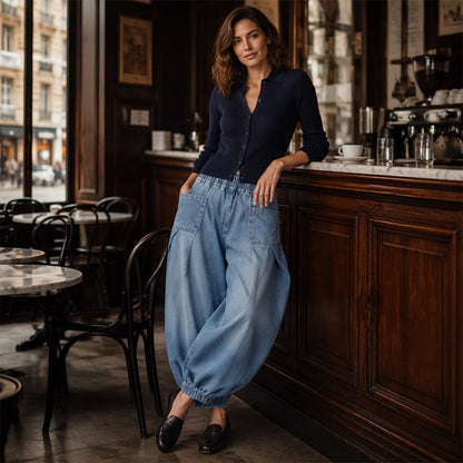 📢📢2026 HOT SALE FREE SHIPPING!!🔥Women's Loose Harem Denim Pants