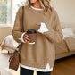 🌻50% OFF FLASH SALE! ✨💗Women's Loose Faux Two-Piece Sweatshirt 