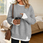 🌻50% OFF FLASH SALE! ✨💗Women's Loose Faux Two-Piece Sweatshirt 