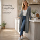 Your New Favorite Cozy Layer — Women's Long Hooded Knit Cardigan with Pockets for Effortless Layering, Everyday Comfort, and Relaxed Fall Style