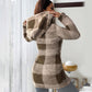 💖Black Friday Mega Deal – 50% off!💖 Classic Plaid, Cozy Long-Line Coverage 🍂Women's Zip-Up Hooded Jacket