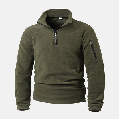 ❄️ Cold-Weather Comfort | Men's Cozy Half-Zip Polar Fleece Pullover