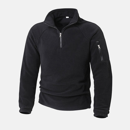 ❄️ Cold-Weather Comfort | Men's Cozy Half-Zip Polar Fleece Pullover