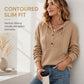 ✨2026 Collection at 50% OFF & FREE SHIPPING🎁Women's Casual Ribbed Knit Pullover Hoodie