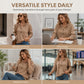 ✨2026 Collection at 50% OFF & FREE SHIPPING🎁Women's Casual Ribbed Knit Pullover Hoodie