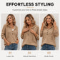 ✨2026 Collection at 50% OFF & FREE SHIPPING🎁Women's Casual Ribbed Knit Pullover Hoodie