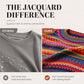 Women's Colorful Geometric Stripe Knit Sweater