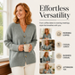 🧥Seasonal Style - Knit Cardigan with V-Neckline & Heart Accents – Cozy Warmth & Easy Pairing with Jeans or Dresses