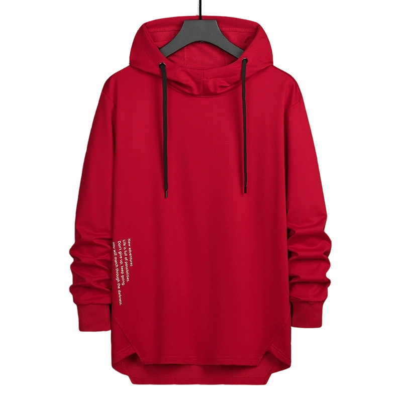 🍂 Easy Everyday Comfort | Men's Relaxed High-Neck Hooded Sweatshirt