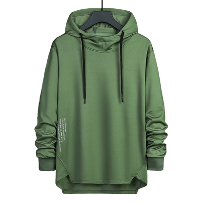 🍂 Easy Everyday Comfort | Men's Relaxed High-Neck Hooded Sweatshirt