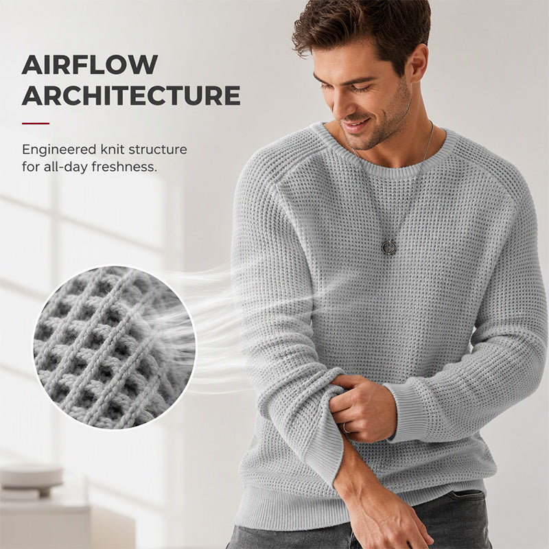 ✨2026 Collection at 50% OFF & FREE SHIPPING🎁JMIERR Men's Crewneck Sweater Soft Casual Sweaters Classic Long Sleeve Pullover Sweaters with Ribbing Edge