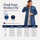 ✨ Standout Denim Style | Women's Distressed Ripped Long Denim Jacket