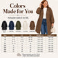 Women's Casual Loose Mid-Length Hooded Jacket