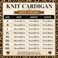 Women's Chic Leopard Print Knit Cardigan