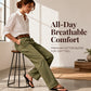 ✨Tailored Comfort | Women's Straight-Leg Utility Trousers with Reinforced Seams
