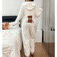 Bestseller🏆🧥 Cozy Hooded Onesie – Cable Knit Warmth