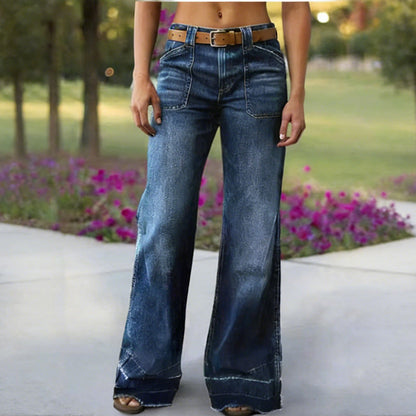 👖✨Bestseller -Women's Retro Flare Jeans with Pockets