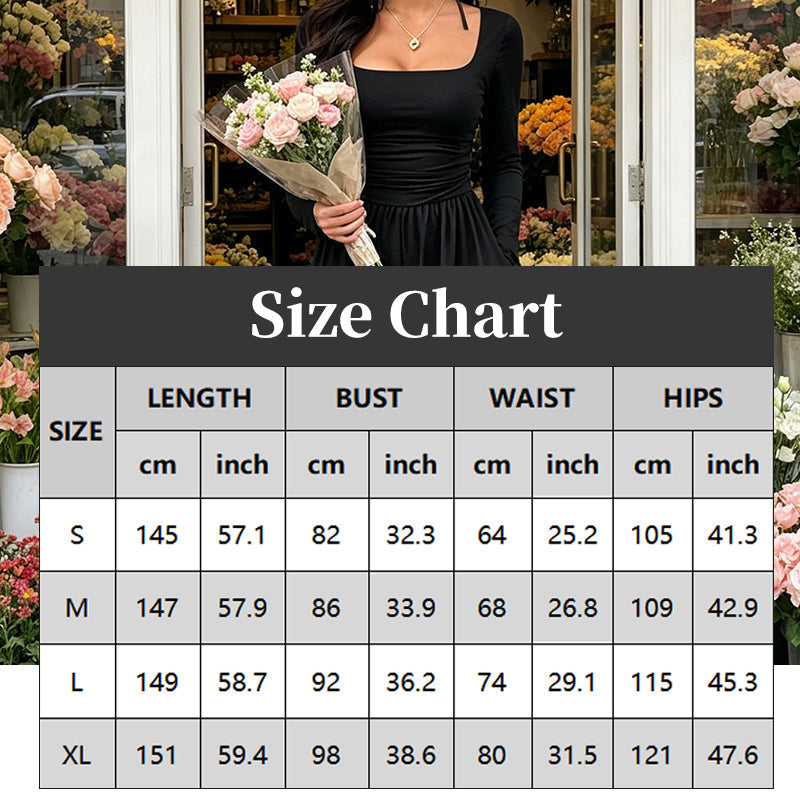 💕 One Outfit, Instant Elegance! ✨ Women's Square Neck Wide-Leg Jumpsuit – Flattering Ruched Waist, Chic Long Sleeves & Flowing Wide-Leg Design for a Sleek, Feminine Look from Casual Days to Date Nights! 👗