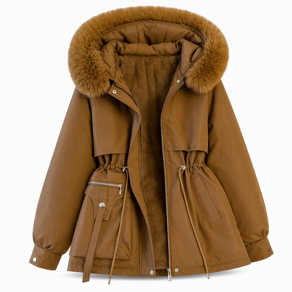 ⌛Last Day 50% OFF🔥🧥Women's Winter Faux Fur Padded Parka🎁