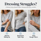 ✨ Women's Soft & Breathable Long Sleeve Tunic – Relaxed Fit, Cozy Crewneck, Handy Thumbholes & Stylish Side Slits for Effortless Everyday Comfort! 🍂