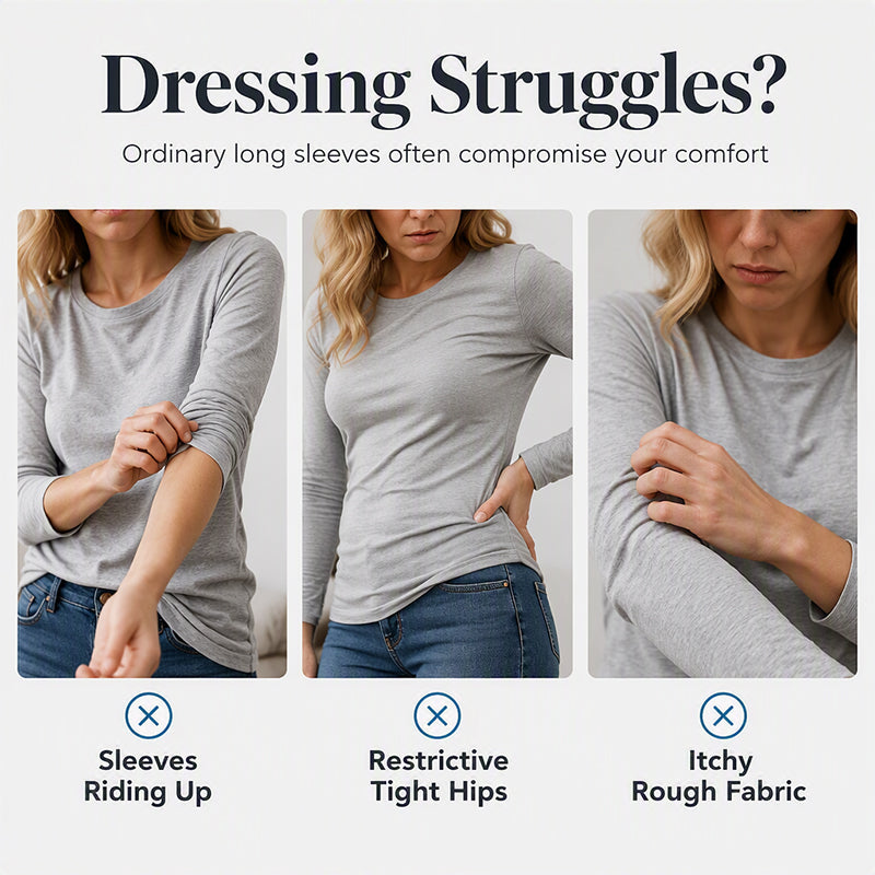 ✨ Women's Soft & Breathable Long Sleeve Tunic – Relaxed Fit, Cozy Crewneck, Handy Thumbholes & Stylish Side Slits for Effortless Everyday Comfort! 🍂