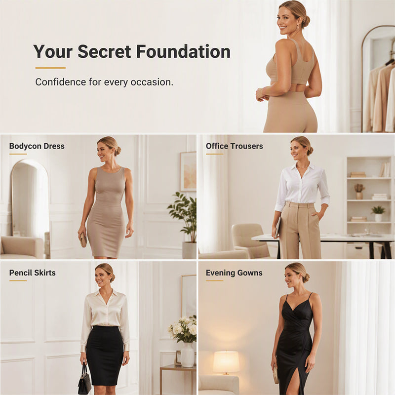 💕 Smooth Your Silhouette & Enhance Your Curves! ✨ Women's High-Waisted Tummy-Control Padded Shapewear Shorts – Seamless Smoothing, Comfortable Waist Support & Fuller-Looking Hips for a Beautifully Shaped Look! 🌸
