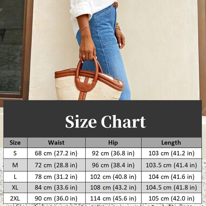 💕 Women's High-Waisted Stretch Wide-Leg Jeans – Flattering Straight-Leg Silhouette, Stylish Front Pockets & Relaxed Denim Comfort for Effortlessly Chic Everyday Outfits! ✨