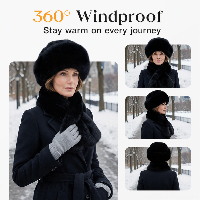 Bundle Up for Chilly Days with a Warm, Plush Hat & Scarf Set That Feels as Cozy as It Looks