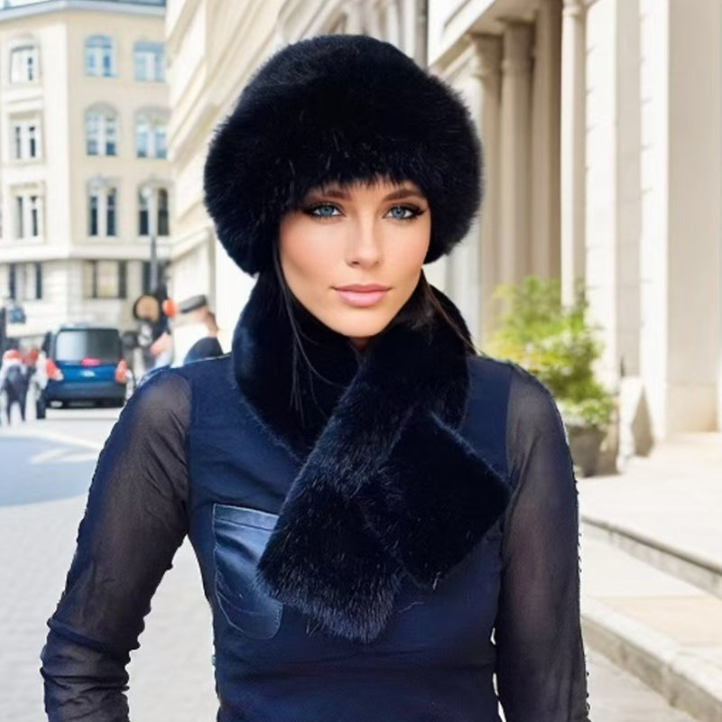 Bundle Up for Chilly Days with a Warm, Plush Hat & Scarf Set That Feels as Cozy as It Looks