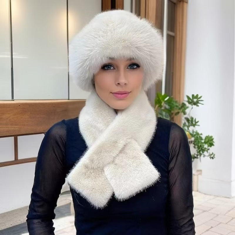 Bundle Up for Chilly Days with a Warm, Plush Hat & Scarf Set That Feels as Cozy as It Looks
