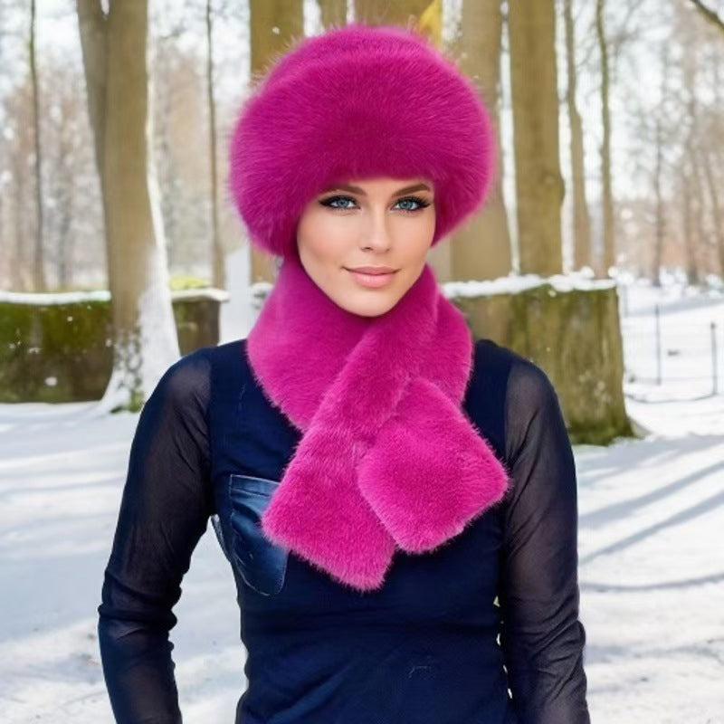Bundle Up for Chilly Days with a Warm, Plush Hat & Scarf Set That Feels as Cozy as It Looks