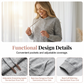 🖤Black Friday Sale:50% OFF🖤☁️ Cozy Matching Style, Easy Everyday Fit | Women's Hooded 2-Piece Set