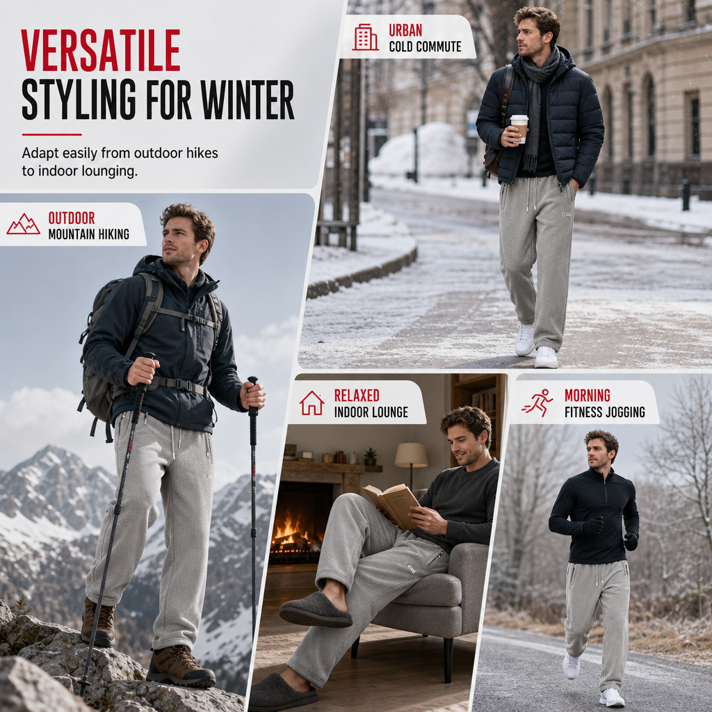 ❄️ Unisex Thickened Warm Fleece Pants