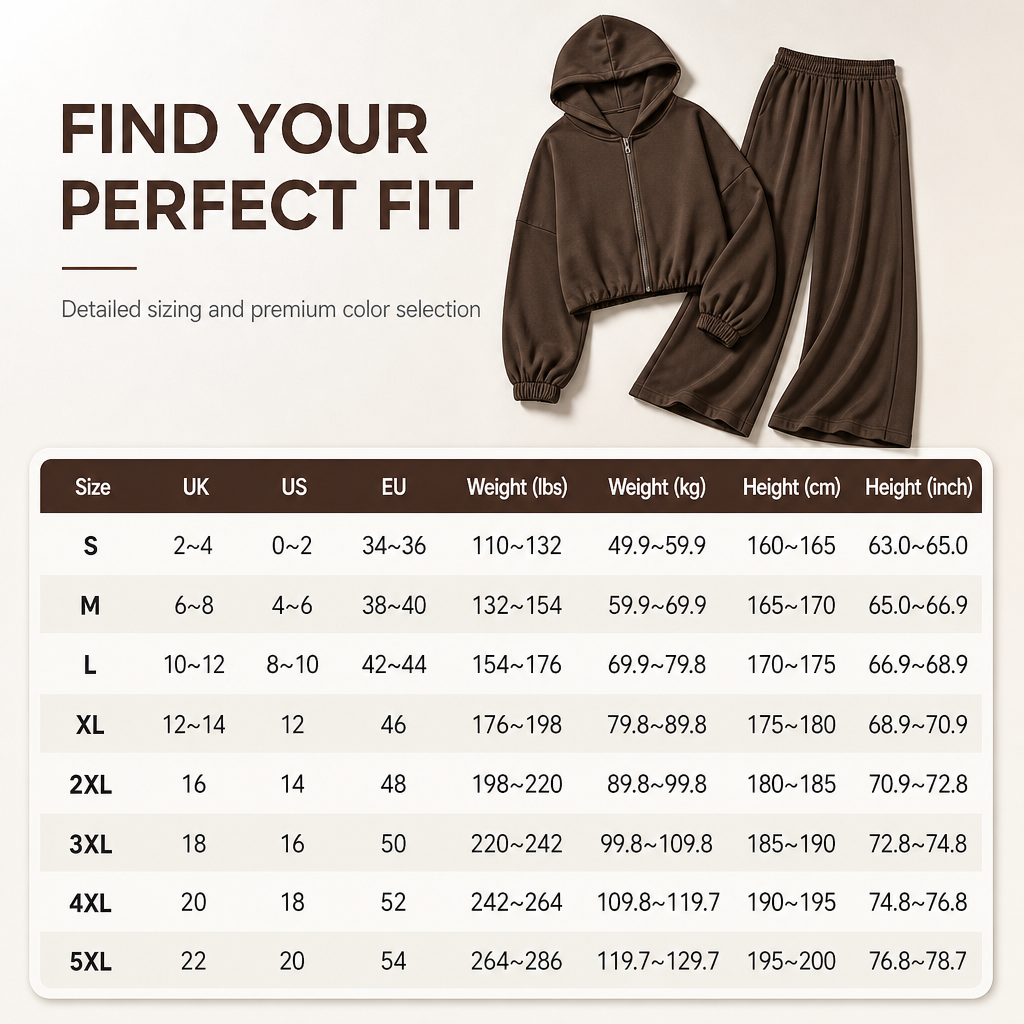 ✨ Cozy Made Polished | Women’s Cropped Hooded Knit & Wide-Leg Pants 2-Piece Set