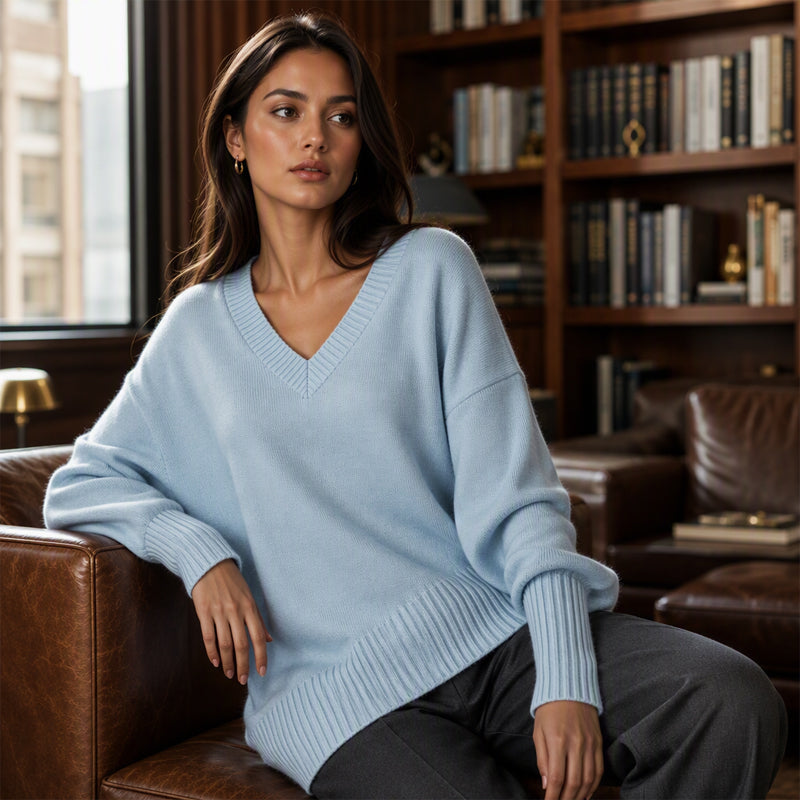 🔥 New Arrival ✨ Women's Mid-Length Knit Sweater – Soft Comfort & Flattering Silhouette 🤍