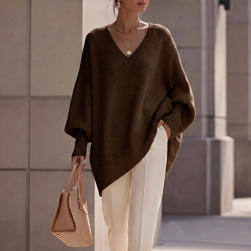 🔥 New Arrival ✨ Women's Mid-Length Knit Sweater – Soft Comfort & Flattering Silhouette 🤍
