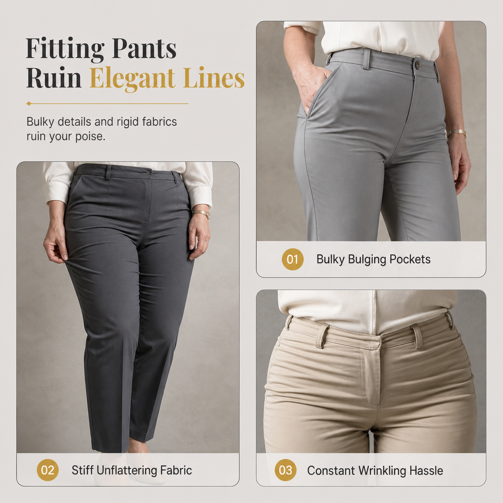 Elevate Your Style with Every Step — Women's Elegant Satin High-Waisted Wide-Leg Pants with a Chic Asymmetrical Waist, Beautiful Draped Silhouette & Sophisticated Everyday-to-Evening Appea